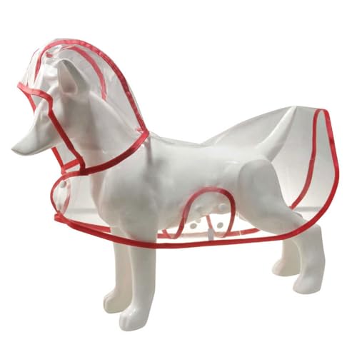 Hund Regenbekleidung Hunde Wasserdicht Regen Mantel Vier Jahreszeiten Haustier Kleidung Outdoor Aktivität Transparent Haustier Mit Kapuze Regenmäntel Jacken Haustier Hund von SELiLe