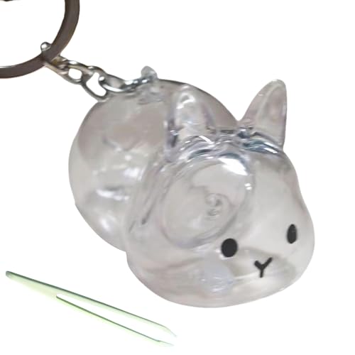 Miniaturkaninchen Design Haustierpelze Keetsakes Box Kompakte Haustier Haar Display Hülle Anhänger Für Home Dekoration Zubehör Kaninchenform Pelze Aufbewahrungszubehör Accessoires von SELiLe