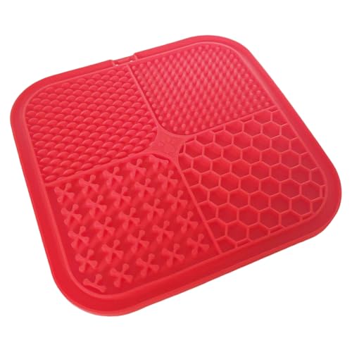 Nonslip Silicon Pet Slow Feeder Matten Stimuliert Natürliches Licking Verhalten Spülfreunde Für Nasse Lebensmittel Behandelt Nonslip Silicon Pet Slow Feeder Matten Stimuliert Natürliches Licking Verhalten Spülfreunde Für Nasse Lebensmittel Behandelt von SELiLe