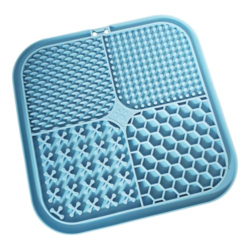 Nonslip Silicon Pet Slow Feeder Matten Stimuliert Natürliches Licking Verhalten Spülfreunde Für Nasse Lebensmittel Behandelt Nonslip Silicon Pet Slow Feeder Matten Stimuliert Natürliches Licking Verhalten Spülfreunde Für Nasse Lebensmittel Behandelt von SELiLe