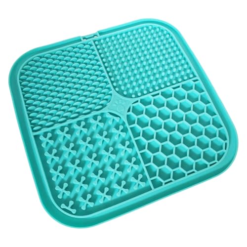 Nonslip Silicon Pet Slow Feeder Matten Stimuliert Natürliches Licking Verhalten Spülfreunde Für Nasse Lebensmittel Behandelt Nonslip Silicon Pet Slow Feeder Matten Stimuliert Natürliches Licking Verhalten Spülfreunde Für Nasse Lebensmittel Behandelt von SELiLe