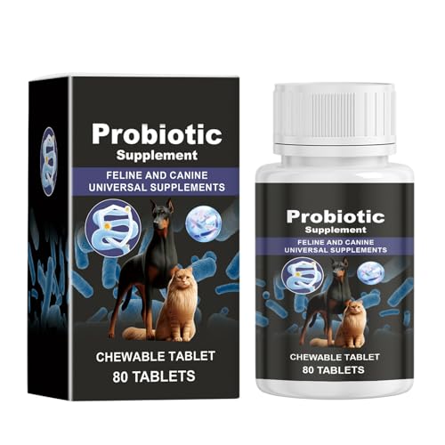 SELiLe Canine Digestive Aid 80 Tabletten Probiotische Ergänzung Für PET Nährstoffabsorption Gesundheitsverstärkung Multivitamin Für Hunde von SELiLe