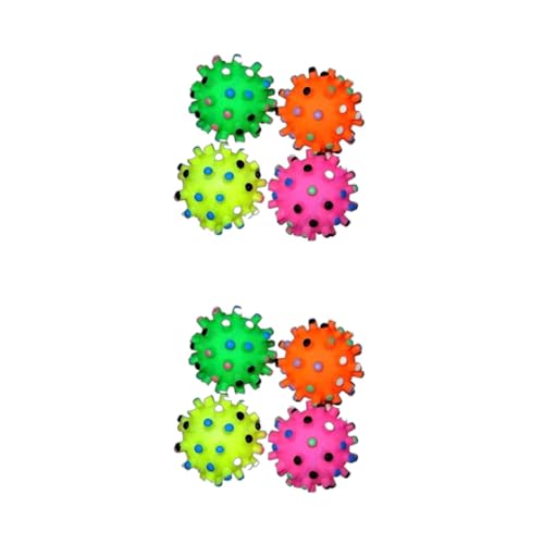 SELiLe Hundespielzeug, lustiger Quietschball, Spielzeug, interaktives Spielzeug für Katzen, Teaser, Spielzeug, bunter Kauball für Hunde-Training, Halloween, Heimdekoration SELiLe Hundespielzeug, lustiger Quietschball, Spielzeug, interaktives Spielzeug für Katzen, Teaser, Spielzeug, bunter Kauball für Hunde-Training, Halloween, Heimdekoration von SELiLe