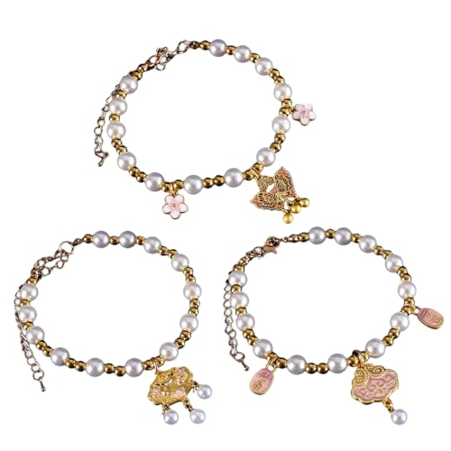 SELiLe Klassische Haustierperlen Halskette Für Chinesisches Neujahr Länge Schmuck Für Katzen Und Hunde Festival Haustierkragen 3pcs SELiLe Klassische Haustierperlen Halskette Für Chinesisches Neujahr Länge Schmuck Für Katzen Und Hunde Festival Haustierkragen 3pcs von SELiLe