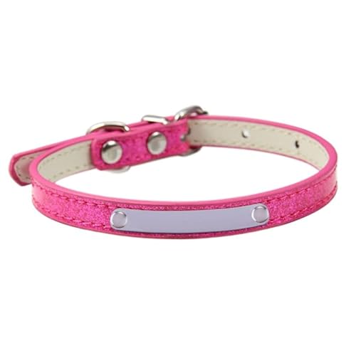 Verstellbares Halsband Katze mit DIY Gravurplatte Haustier Abnehmbar Leicht Katzenhalsbänder DIY Namensschild Telefonnummer Hundehalsband Namensschild von SELiLe