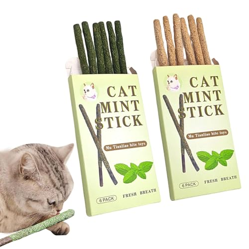 Katzenminze Sticks,12 Stück Matatabi-Kausticks,Matatabi Stick Katze,Catnip Sticks Katzenminze Sticks,12 Stück Matatabi-Kausticks,Matatabi Stick Katze,Catnip Sticks von SEMINISMAR
