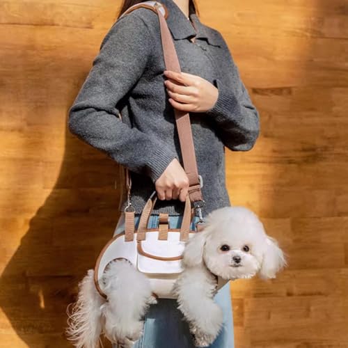 SENECESLI Hundeliftgurt, Hundschlinge für Kleine und Mittlere Katzenhunde, Tragbare Haustier -Trägerbeutel, Kleiner Hundeschlingerträger für den Außenbereich (M) von SENECESLI
