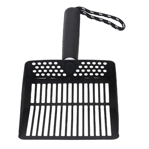 SENECESLI Katzenstreu mit Halterständer, Schnell Neckende Katzenstreu -Scips Zum Reinigen von Aufgaben (Black) von SENECESLI