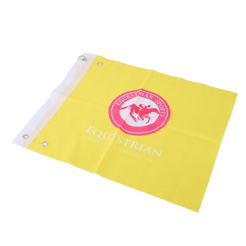 SENECESLI Reittrainingsflagge, Horse Riding Referee Flags 2PCs Tränenfest für das Üben (Yellow) von SENECESLI
