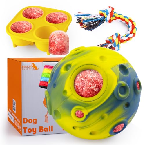 SENIOR BUDDAY Hunde-Puzzle-Spielzeug, Leckerli-Spender, Kauspielzeug mit Eis am Stiel, interaktiver Seilknoten, Angstlinderung, leicht zu reinigen SENIOR BUDDAY Hunde-Puzzle-Spielzeug, Leckerli-Spender, Kauspielzeug mit Eis am Stiel, interaktiver Seilknoten, Angstlinderung, leicht zu reinigen von SENIOR BUDDAY