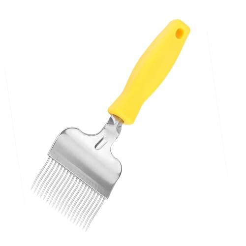 SENRISE Bienen-Entdeckelgabel, Honigmesser mit Nadelschnitt, Edelstahlzinken, Imkerwerkzeuge für Imker SENRISE Bienen-Entdeckelgabel, Honigmesser mit Nadelschnitt, Edelstahlzinken, Imkerwerkzeuge für Imker von SENRISE