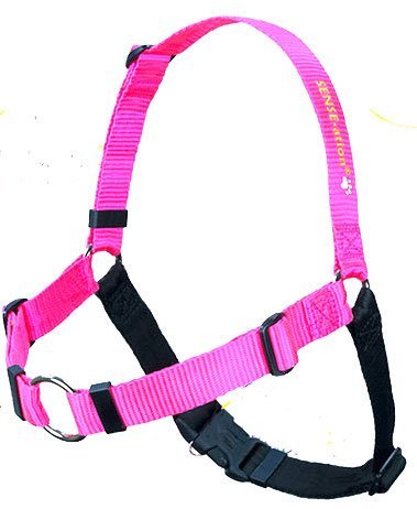 Die original Sense-ation verhindert Zerren Dog Training Geschirr (Rosa, Medium) von SENSE-ation Dog Harness