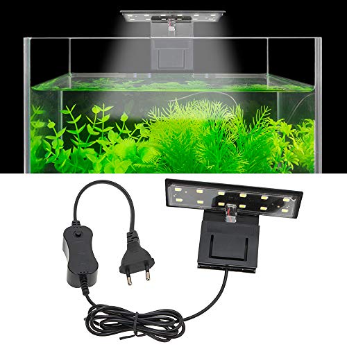 SENZEAL Aquarienbeleuchtung X3 Aquarien Led Lampe Aquarium Licht Led 220V 6W Nano Aquarium Beleuchtung für Wasserpflanzen und Fische von SENZEAL