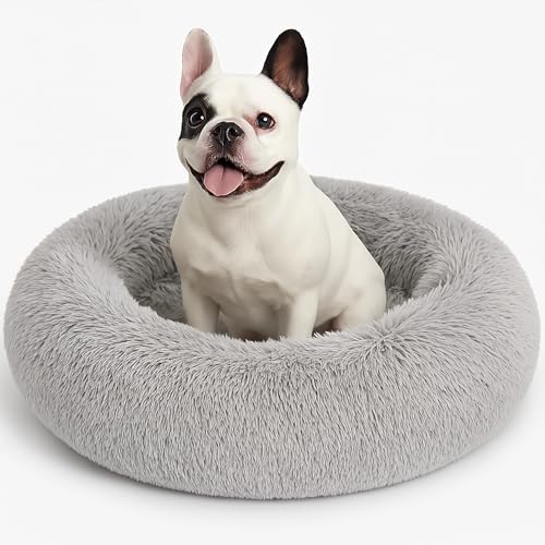 SEOUGEE Beruhigendes Donut-Katzenbett, flauschiges, rundes Plüsch-Hundebett, gemütlich, weich, waschbar, Kissen, wärmendes Haustierbett mit rutschfester Unterseite, Anti-Angst, Schlaf-Kuschelnest für SEOUGEE Beruhigendes Donut-Katzenbett, flauschiges, rundes Plüsch-Hundebett, gemütlich, weich, waschbar, Kissen, wärmendes Haustierbett mit rutschfester Unterseite, Anti-Angst, Schlaf-Kuschelnest für von SEOUGEE