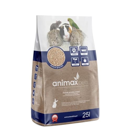 SEPIR Kleintierstreu 25 L - Einstreu Pellets für Kaninchen, Hamster und Meerschweinchen - Weichholzspäne, Staubfrei & Geruchsbindend - 100% Natürliche SEPIR Kleintierstreu 25 L - Einstreu Pellets für Kaninchen, Hamster und Meerschweinchen - Weichholzspäne, Staubfrei & Geruchsbindend - 100% Natürliche von SEPIR