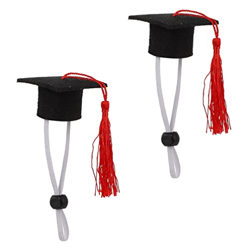 SEWACC 2-teiliges Set Elastische Doktor Kappe Hund Bachelor Cap Pet-Grad-Kappe Abschlusskappe Stirnband Haustier-abschlusskostüme Schwarze Mütze Hundekleidung Baby Filzstoff Absolvent B04 SEWACC 2-teiliges Set Elastische Doktor Kappe Hund Bachelor Cap Pet-Grad-Kappe Abschlusskappe Stirnband Haustier-abschlusskostüme Schwarze Mütze Hundekleidung Baby Filzstoff Absolvent B04 von SEWACC