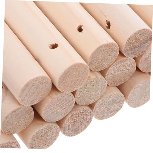 SEWACC 26 Stück Teiliges Natürliche Holzstäbe mit Löchern für Wellensittich Kauspielzeug DIY Vogelkäfig Leiter Ersatzstufen Wetterbeständige Holzleiter für Papageien Nymphensittiche und SEWACC 26 Stück Teiliges Natürliche Holzstäbe mit Löchern für Wellensittich Kauspielzeug DIY Vogelkäfig Leiter Ersatzstufen Wetterbeständige Holzleiter für Papageien Nymphensittiche und von SEWACC