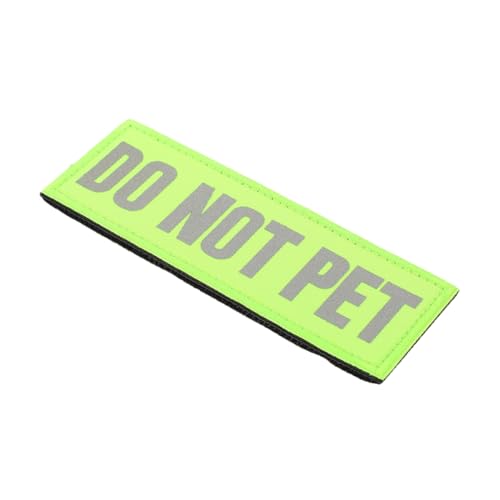 SEWACC Reflektierender Hundeaufnäher Nicht Streicheln Sicher Befestigt Für Servicehunde-Training Aus Robustem Nylon Vielseitig Einsetzbar Mit Geschirren Jacken Oder Halsbändern SEWACC Reflektierender Hundeaufnäher Nicht Streicheln Sicher Befestigt Für Servicehunde-Training Aus Robustem Nylon Vielseitig Einsetzbar Mit Geschirren Jacken Oder Halsbändern von SEWACC