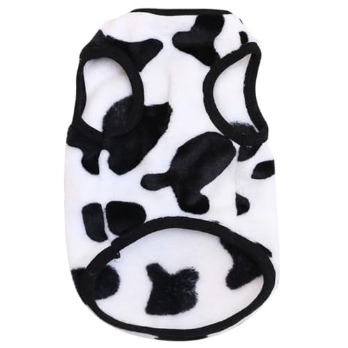 SEWOART Warme Hundekleidung Für Winter Bequeme Haustierweste Mit Süßem Kuh-Print Robustes Fleece Für Kalte Tage SEWOART Warme Hundekleidung Für Winter Bequeme Haustierweste Mit Süßem Kuh-Print Robustes Fleece Für Kalte Tage von SEWOART