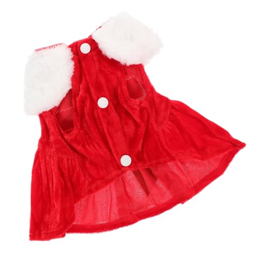 SEWOART Hundepullover Für Winter Mit Weihnachtsmotiv Und Schleife Dicke Und Warme Hundekleidung Für Kleine Und Mittelgroße Hunde Für Festliche Anlässe Und Tägliche Aktivitäten von SEWOART