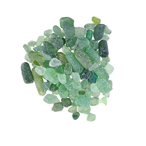 SEWOART 1 Packung Packung mit Natürlichen Kristallkieselsteinen Unregelmäßiger Form Dekorative Steine für Aquarien Blumentöpfe und DIY Projekte von SEWOART