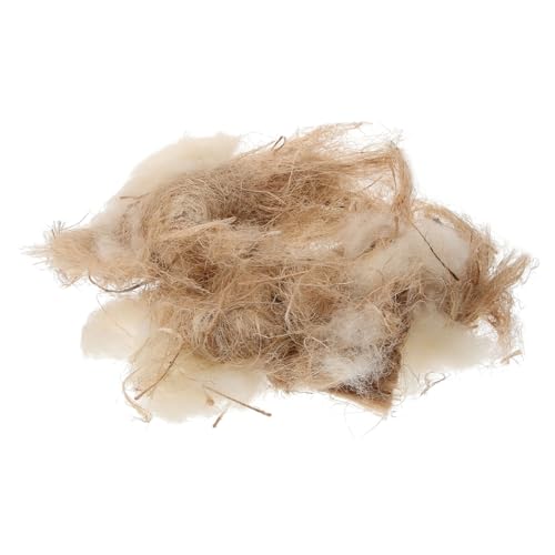 SEWOART 1 Packung Vogel Nistmaterial aus Natürlichen Materialien Mischverpackung für Vögel Nager und Kleintiere Geeignet für Innen und Außenanwendungen und Komfortabel für Nestbau von SEWOART