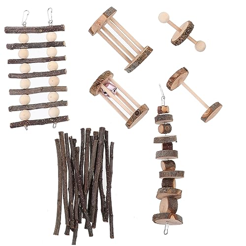 SEWOART Kleintier Kauspielzeug Satz Zum Knirschen Für Kaninchen Hasen Hamster Ratten Mit Kletterspielzeug Leiter Zum Kaufen SEWOART Kleintier Kauspielzeug Satz Zum Knirschen Für Kaninchen Hasen Hamster Ratten Mit Kletterspielzeug Leiter Zum Kaufen von SEWOART