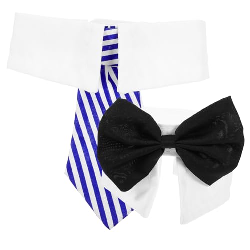 SEWOART 1satz Einstellbares Katzenhalsband Mit Niedlichem Cartoon-Design Teiliges Schwarze Fliege Blaue Gestreifte Krawatte Für Kleine Haustiere Atmungsaktiv Und Stilvoll Für Alltag Oder SEWOART 1satz Einstellbares Katzenhalsband Mit Niedlichem Cartoon-Design Teiliges Schwarze Fliege Blaue Gestreifte Krawatte Für Kleine Haustiere Atmungsaktiv Und Stilvoll Für Alltag Oder von SEWOART