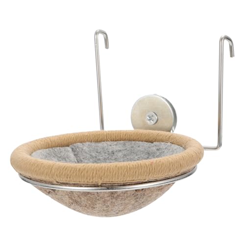 SEWOART Nistmaterial Für Vögel Vogelbrutnest Mit Baumwollseil Metallgestell Geeignet Für Sittiche Und Kleinvögel SEWOART Nistmaterial Für Vögel Vogelbrutnest Mit Baumwollseil Metallgestell Geeignet Für Sittiche Und Kleinvögel von SEWOART