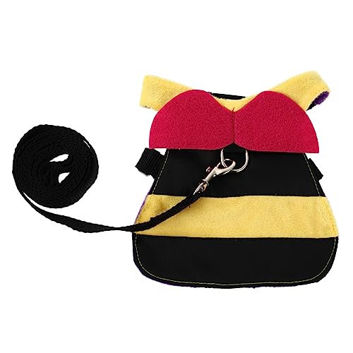 SEWOART 1 Satz Kaninchen-brustgurt Drinnen Hasengeschirr Klein Haustier Kaninchen-seilgeschirr Kleidung Outdoor-Weste Kaninchenträger Cool Hasenträger Für Kaninchen Flanell von SEWOART