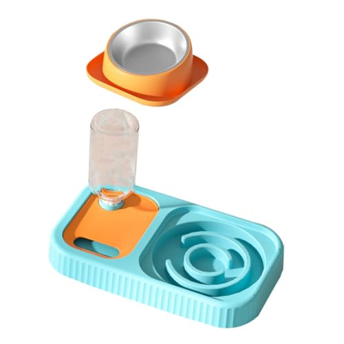 SEWOART 1 Satz Katzennapf hundefutterspender selbstspendender Futterautomat für Haustiere Schüsseln Plus pet Water Bowl katzenschüssel Wasserfutterspender für Katzen Heimtierbedarf pp Blue von SEWOART
