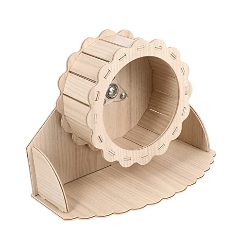 SEWOART Laufrad Aus Holz Für Kleine Tiere Geräuschlos Hamster Spielzeug Hamsterspielzeug Mit Angenehmer Größe SEWOART Laufrad Aus Holz Für Kleine Tiere Geräuschlos Hamster Spielzeug Hamsterspielzeug Mit Angenehmer Größe von SEWOART