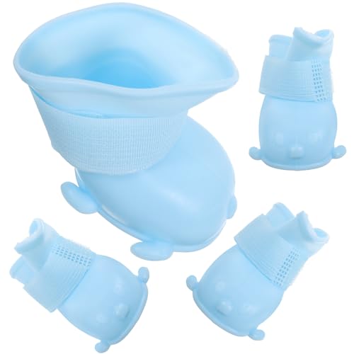 SEWOART 1satz Hundestiefel Für Jahreszeiten wasserdichte Und rutschfeste Regenstiefel Für Hunde Verstellbare Booties Für Schutz Für Pfoten Gegen Nässe Und Hitze Leicht Anzuziehen von SEWOART
