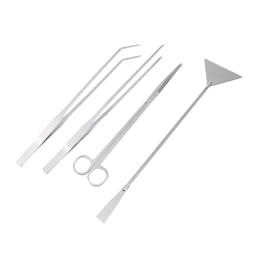 SEWOART 1 Set Aquarium Werkzeuge Kits Wasser Pflanzen Pinzette Schere Spachtel Werkzeug Set Für Tank Sauber von SEWOART