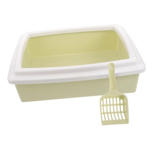 SEWOART 1 Set-Box Katzentoilette katzenklo katzentoillette Katzen streue litterbox Katzen Sand Easy putz Katzenversorgung Katzenstreu Töpfchen für Haustiere Mülleimer pp Light Green SEWOART 1 Set-Box Katzentoilette katzenklo katzentoillette Katzen streue litterbox Katzen Sand Easy putz Katzenversorgung Katzenstreu Töpfchen für Haustiere Mülleimer pp Light Green von SEWOART