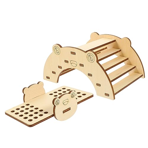SEWOART Hamster Brücke Aus Holz Und DIY-hamsterwippe Spielzeug Für Kleintiere Zubehör Für Hamsterkäfige Sportspielzeug Für Haustiere SEWOART Hamster Brücke Aus Holz Und DIY-hamsterwippe Spielzeug Für Kleintiere Zubehör Für Hamsterkäfige Sportspielzeug Für Haustiere von SEWOART