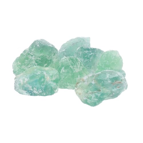 SEWOART Aquarium Ornamente Grün Fluorit Aquarium Steine Aromatherapie Duft 600g Landschaft Kiesel SEWOART Aquarium Ornamente Grün Fluorit Aquarium Steine Aromatherapie Duft 600g Landschaft Kiesel von SEWOART