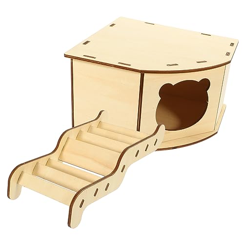 SEWOART Hamsterspielplatz Aus Holz Mit Leiter Zum Klettern Und Verstecken Für Kleine Haustiere SEWOART Hamsterspielplatz Aus Holz Mit Leiter Zum Klettern Und Verstecken Für Kleine Haustiere von SEWOART