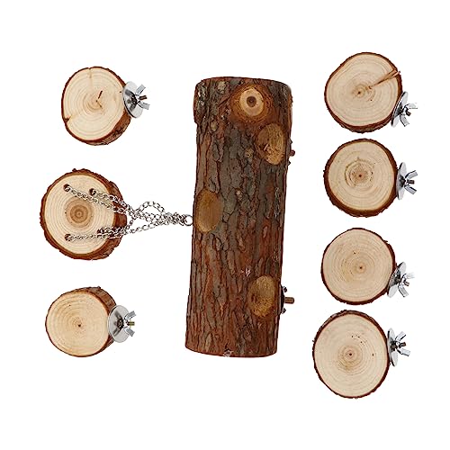 SEWOART Hamsterspielzeug Aus Holz Hamstertunnel Und Röhre Für Kleintiere Zum Kauen Und Spielen von SEWOART