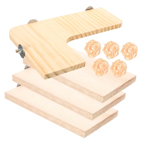 SEWOART Kletterbrett-Set 10-teilig Für Chinchillas Hamster Papageien Sprungbrett Spielzeug Holzplattform Für Spielübungen Mit Haustieren SEWOART Kletterbrett-Set 10-teilig Für Chinchillas Hamster Papageien Sprungbrett Spielzeug Holzplattform Für Spielübungen Mit Haustieren von SEWOART