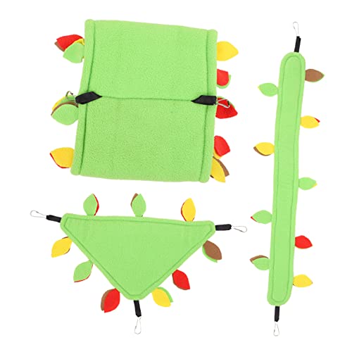 SEWOART 3-in-1 Kleintier-hängematten-Set Hamsterspielzeug Vogelnest Hängenest Schaukel Papagei-Tunnel Sicher Heimtierbedarf SEWOART 3-in-1 Kleintier-hängematten-Set Hamsterspielzeug Vogelnest Hängenest Schaukel Papagei-Tunnel Sicher Heimtierbedarf von SEWOART