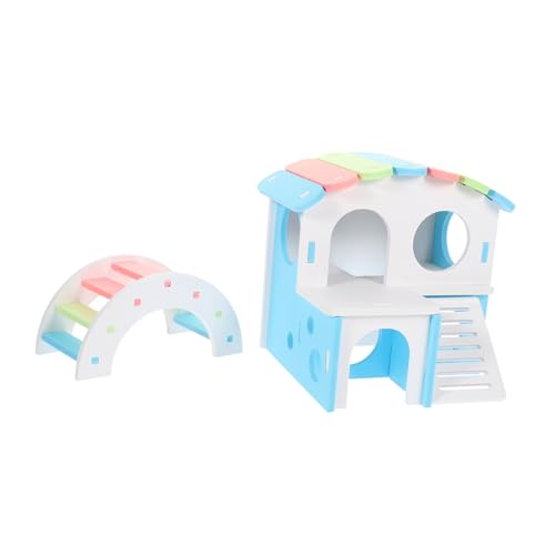 SEWOART 1 Set Hamsterzimmer Zubehör Käfighaus Hase Hamster Plattform Oder Spielplatz Spielzeugauto Mini Wear Hamstergehege Tunnel Hängematte Hundetransporter Rattenbagger von SEWOART