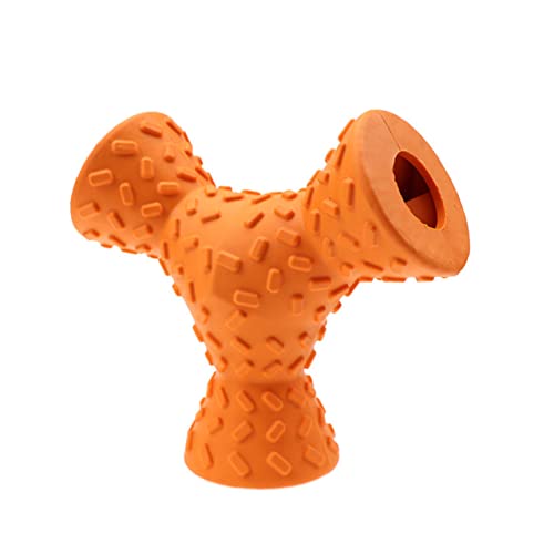 SEWOART Zahnreinigungsspielzeug Für Hunde – 3 Löcher Hundespielzeug Mit Futterausgabe Haustierspielzeug Aus Gummi Ideal Zum Kauen Und Spielen SEWOART Zahnreinigungsspielzeug Für Hunde – 3 Löcher Hundespielzeug Mit Futterausgabe Haustierspielzeug Aus Gummi Ideal Zum Kauen Und Spielen von SEWOART