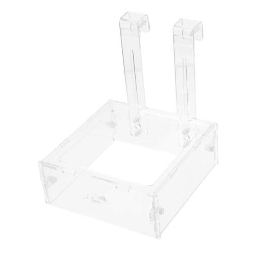 SEWOART Aquarium Futterschale Hängehaken Fischfutterspender Acryl Futterbehälter Für Schwimmenden Futter von SEWOART