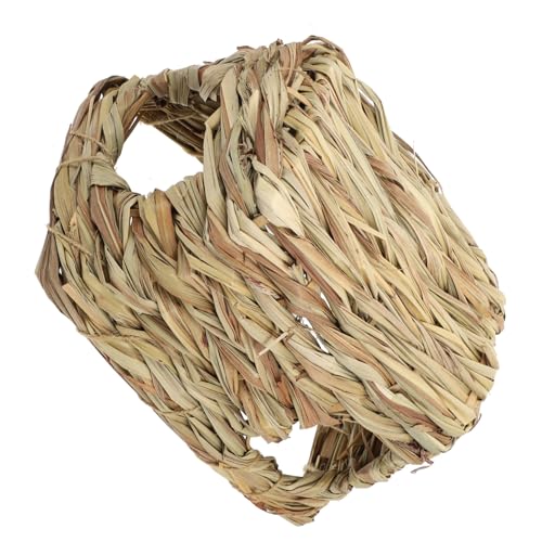 SEWOART 1 Stück Hamster-tunnelnest Schlafnest Für Hamster Nagetier Kleines Tier Hamsterspielzeug Versteckkäfig Kleines Hamsterversteck Heu Haustier Tunnelröhre Verstecke Hamsternest Stroh von SEWOART