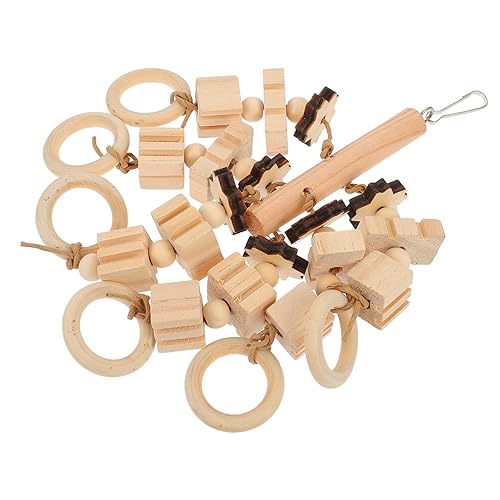 SEWOART Kauspielzeug Für Vögel Aus Holz Beißfestes Papageienspielzeug Mit Aufhängeseil Zähneknirschen Futter Suchen Spielzeug Für Haustiere SEWOART Kauspielzeug Für Vögel Aus Holz Beißfestes Papageienspielzeug Mit Aufhängeseil Zähneknirschen Futter Suchen Spielzeug Für Haustiere von SEWOART