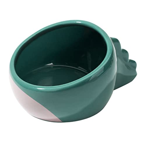 SEWOART 1 Stück Haustiernapf pet Water Bowl pet Bowl hundefutternapf Hundefutter Schale verschütten Hundenapfständer Wassernapf für Katzen Katzenschüssel aus Keramik Knochenporzellan Blue von SEWOART
