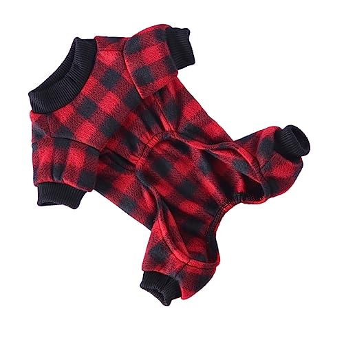 SEWOART 1 Stück Hunde-Pyjama Outfits Haube Hundemäntel klein Dackelmäntel hundewintermantel hundewinterjacken hundejacke Gitterkleidung für Haustiere Gittermantel für Welpen Polyester SEWOART 1 Stück Hunde-Pyjama Outfits Haube Hundemäntel klein Dackelmäntel hundewintermantel hundewinterjacken hundejacke Gitterkleidung für Haustiere Gittermantel für Welpen Polyester von SEWOART