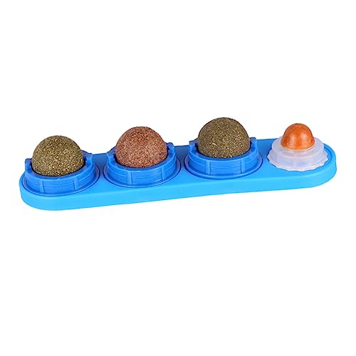 SEWOART 1 Stück Katze-Minze-Kugeln Katzenminze für Katzen cat Toys Katzen spielsachen mit katzenminze Katze klebt Katzenminze-Ball Katze kauert Blue SEWOART 1 Stück Katze-Minze-Kugeln Katzenminze für Katzen cat Toys Katzen spielsachen mit katzenminze Katze klebt Katzenminze-Ball Katze kauert Blue von SEWOART
