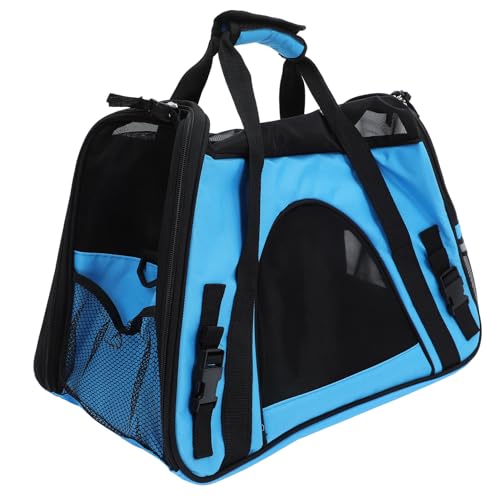 SEWOART 1 Stück Katzentasche Tragetasche Für Katzen Katzentransporter Hundetasche Reisetasche Für Katzen Haustasche Sky-Blue von SEWOART